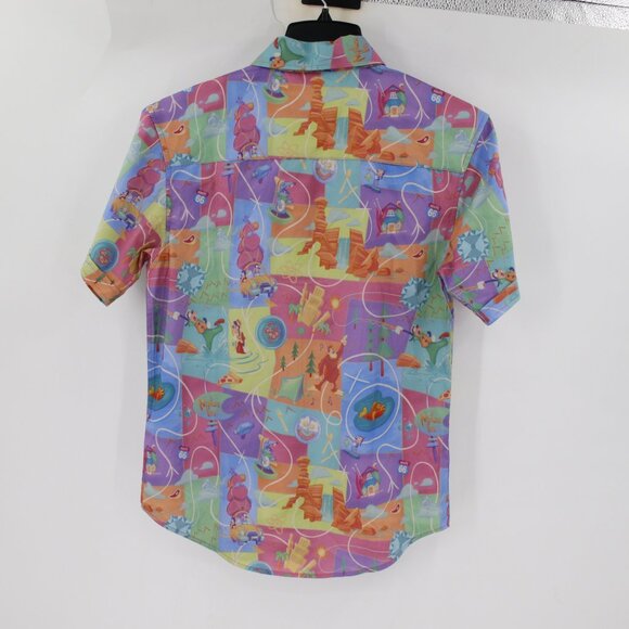 NWT RSVLTS Shirt Mens XS Disney Goofy Movie The Open Road KUNUFLEX Short Sleeve - Picture 11 of 16